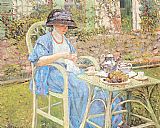 Breakfast in the Garden by Frederick Carl Frieseke